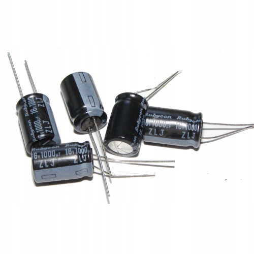 [5шт.] Kondensator 1000uF 16V ESR 0,038R Rubycon ZLJ