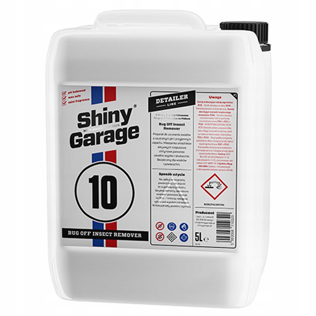 SHINY GARAGE Bug Off Remover 5l Usuwanie Owadow