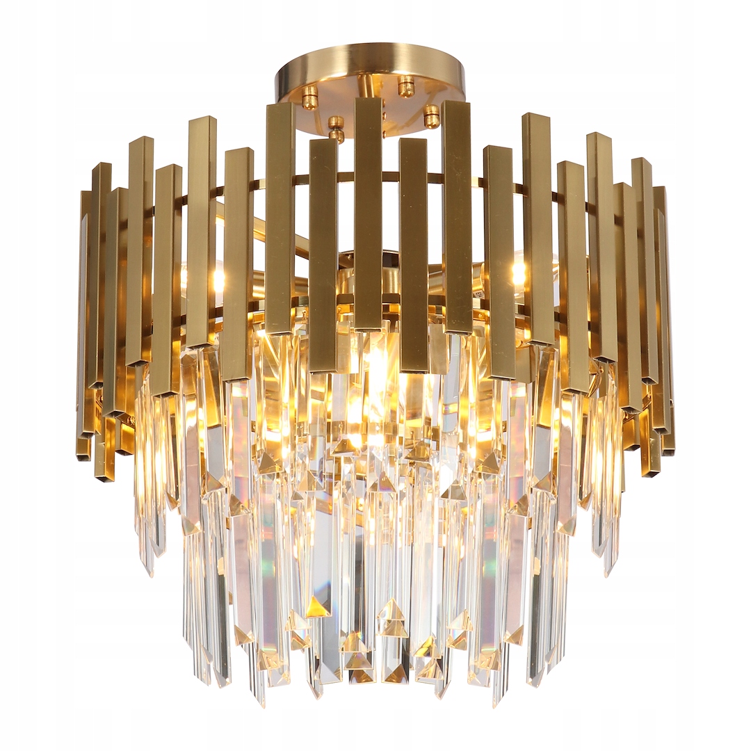MiLAGRO Stropná lampa Aspen Gold 6Xe14 Luster Osvetlenie interiéru