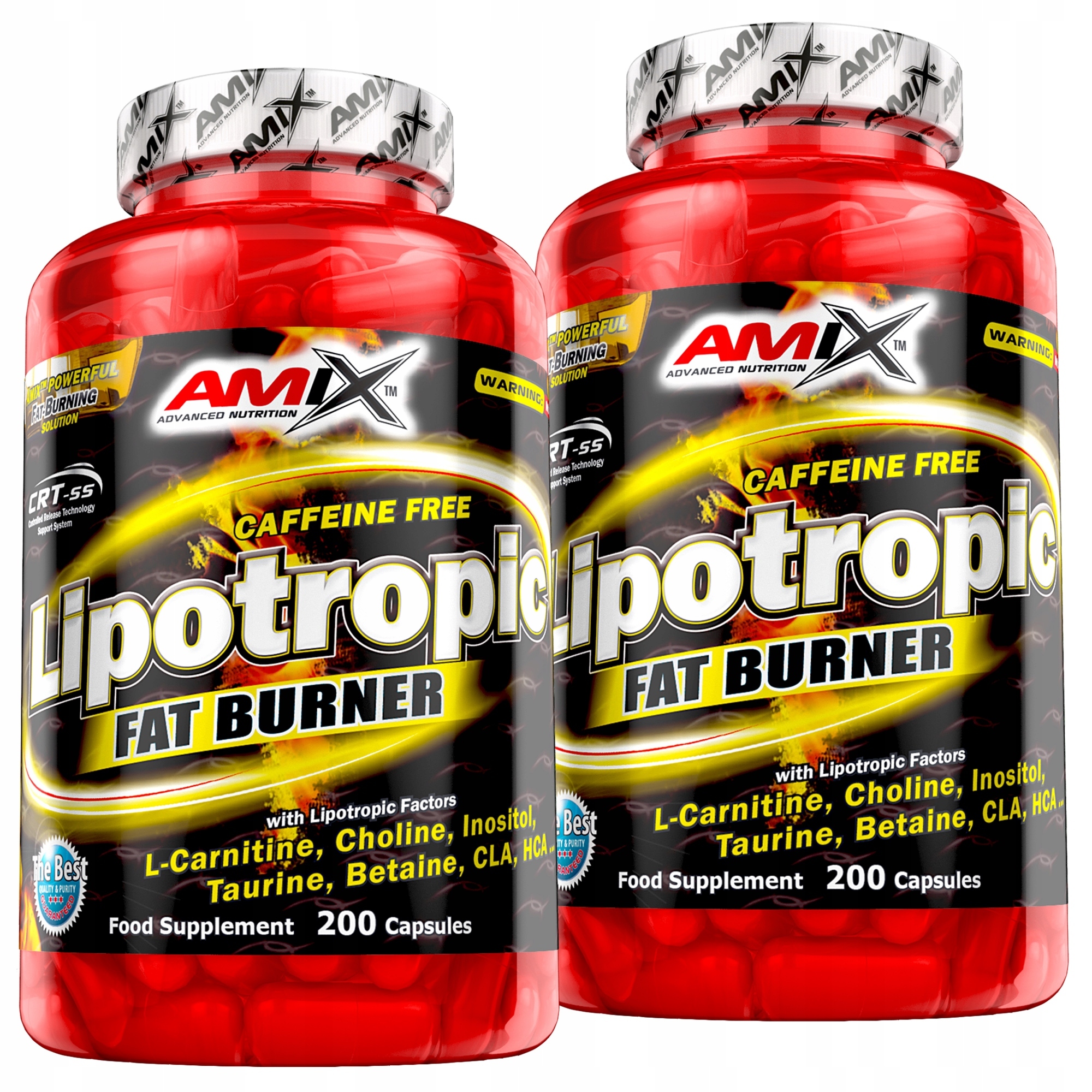 Spalovač Tuků Kapsle Amix Lipotropic Fat Burner 200kap x2 bez kofeinu
