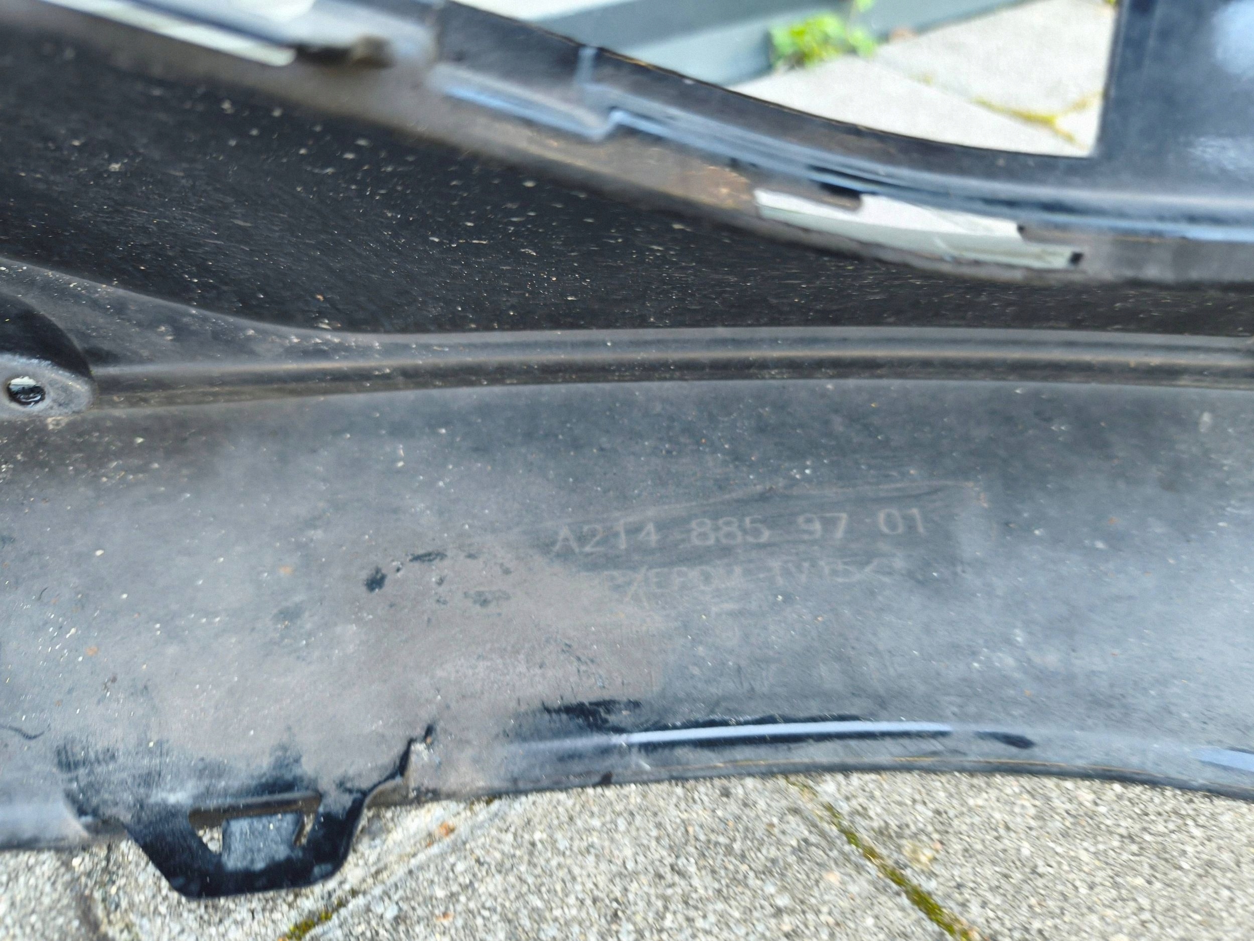 Mercedes E W214 23- Amg bumper front front