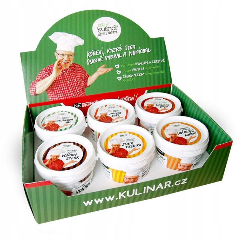 Levně koření-"K"-KLASIKA-6ks, dárková sada Qq_extplastimex