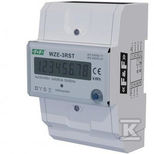 Elektroměr 3F 80A Reset WZE-3RST