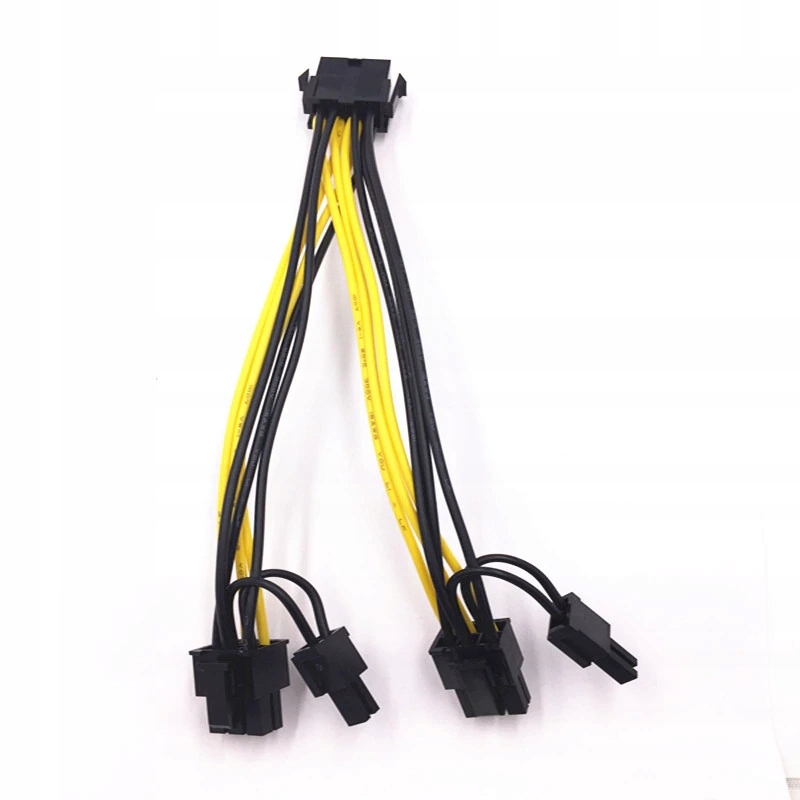 Rozdzielacz zasilania PCI-E 8PIN - 2x 6+2PIN Riser Model procesora PSU 3