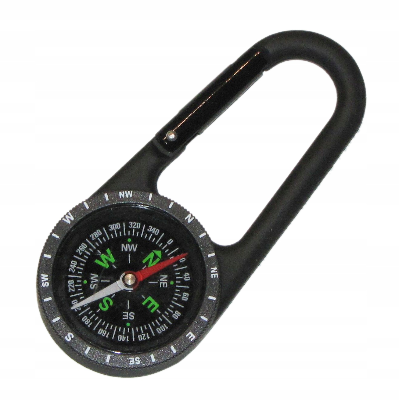 KOMPAS KARABINCZYK METALOWY