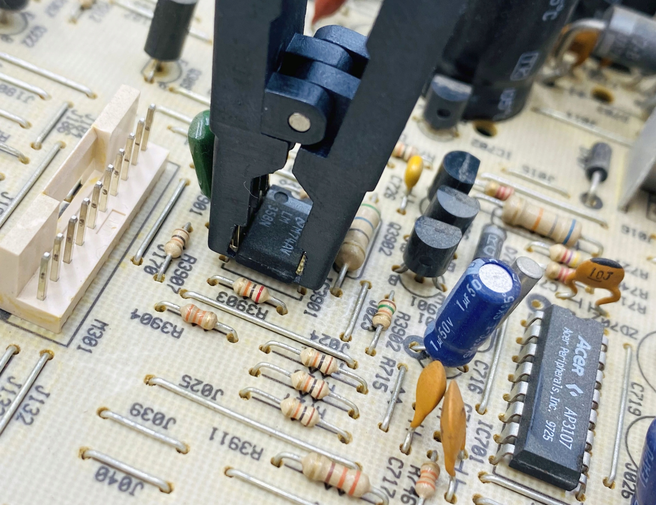 Klips testowy pomiarowy DIL8 / PDIP 8-pin R=2,54mm Marka inna