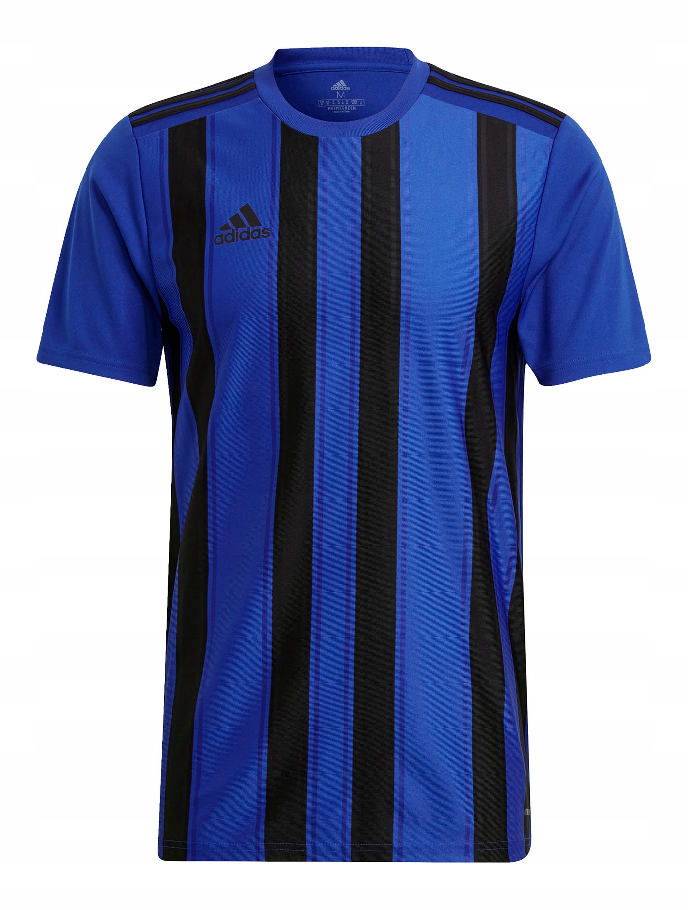 Koszulka Adidas Męska Czarna Niebieska Roz. S Pasy GV1380 Piłkarska