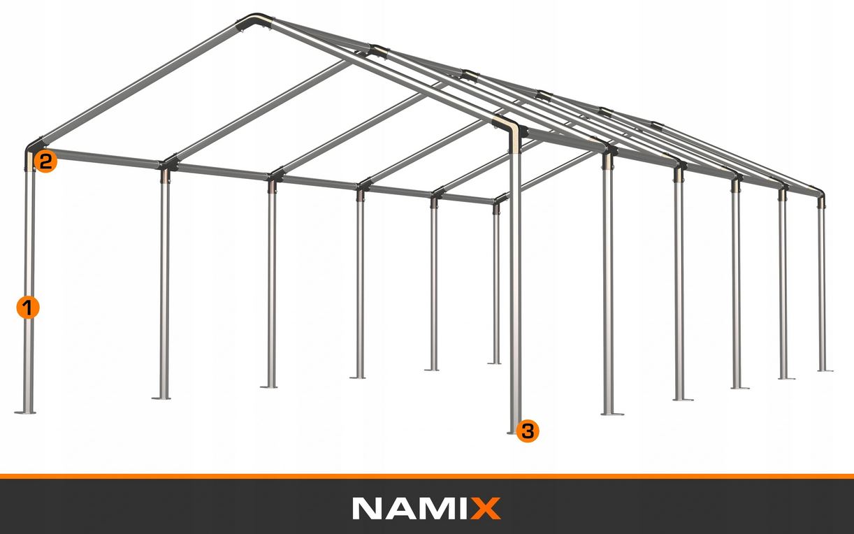 Намет COMFORT 5х10 садовий вечірковий РІЗНІ КОЛЬОРИ Виробник НАМІКС