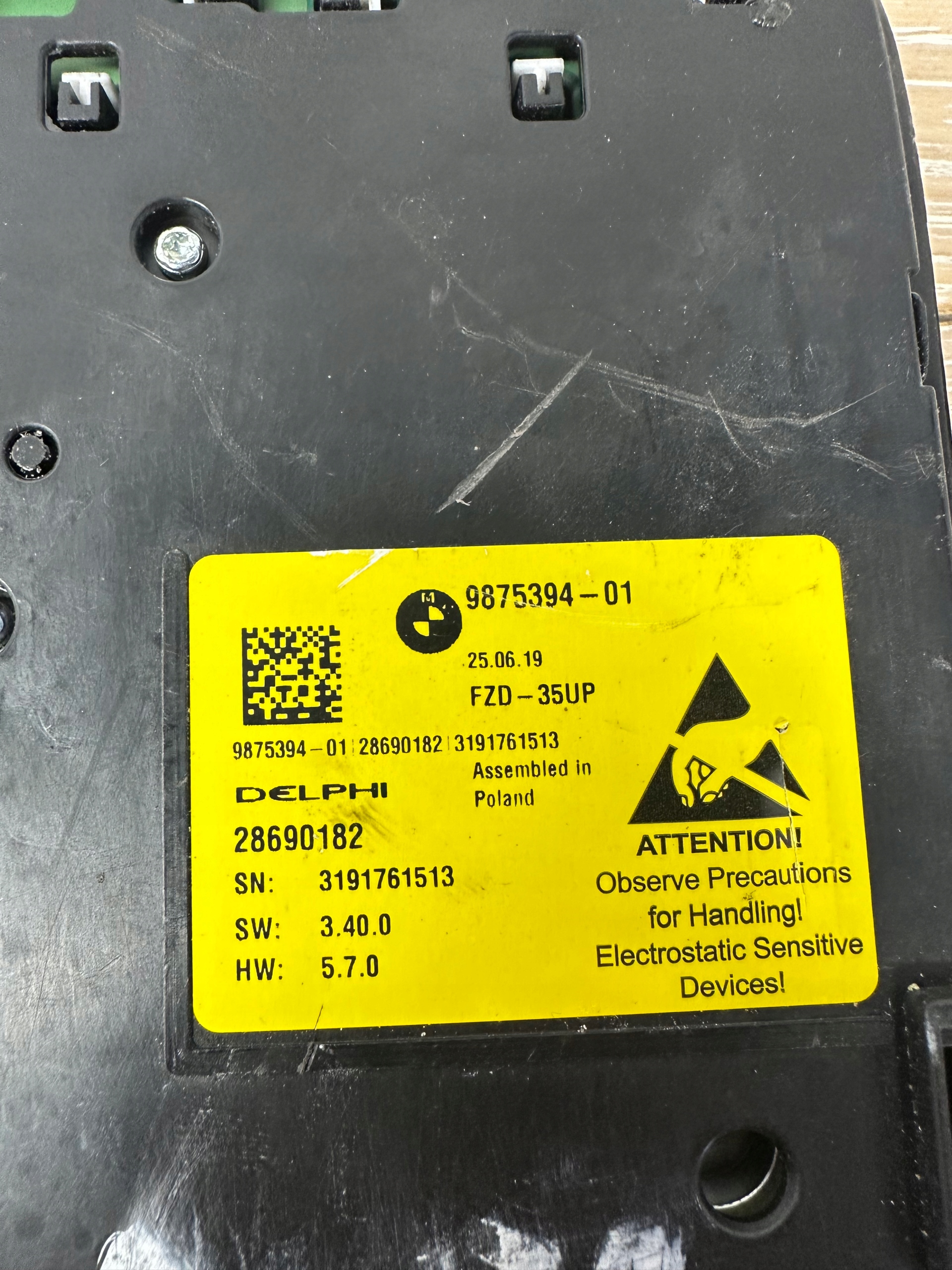BMW X4 G02 OSWIETLENIE interna cabina 9875394