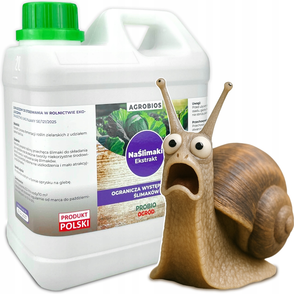 Ekstrakt Na Ślimaki Ogranicza Występowanie Ślimaków W Ogrodzie 2L