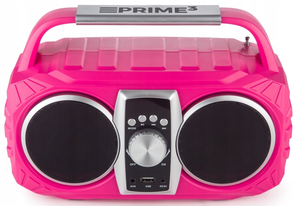 MOBILNY SYSTEM NAGŁOŚNIENIOWY BOOMBOX BLUETOOTH FM AKUMULATOR Model Neon