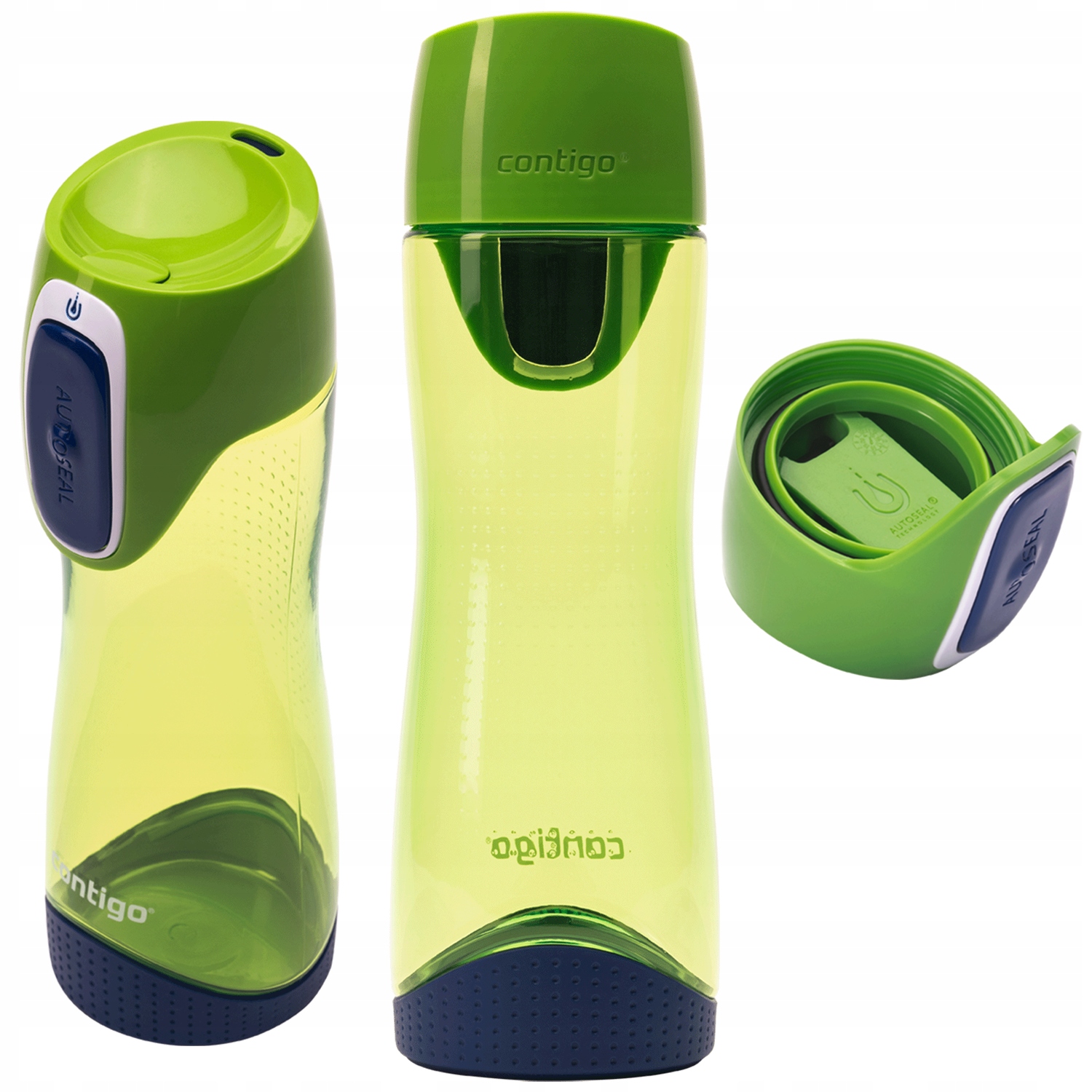 láhev na vodu Contigo Swish 500 ml Citron Zelená Lahev Na Pití na nápoje