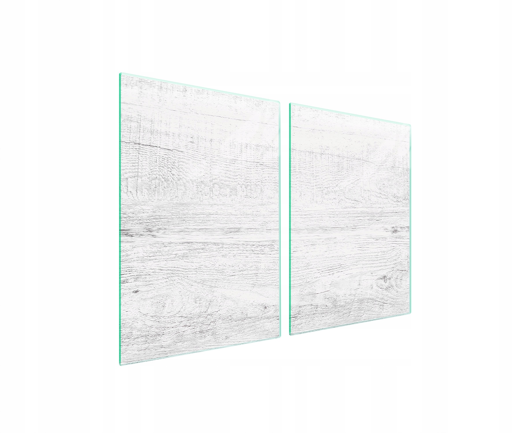 Skleněná Ochranná Deska Do Kuchyně 2x45x52 Dřevo Tvrzené Sklo