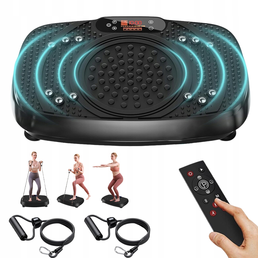 Domácí Tréninková Vibrační Plošina S 120 Úrovněmi A Páskami