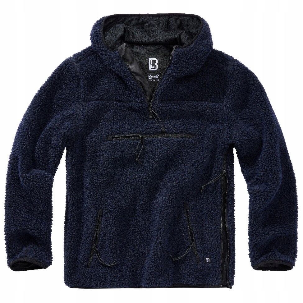 Polar Bluza polarowa Brandit Teddyfleece Worker Pullover Granatowy XL