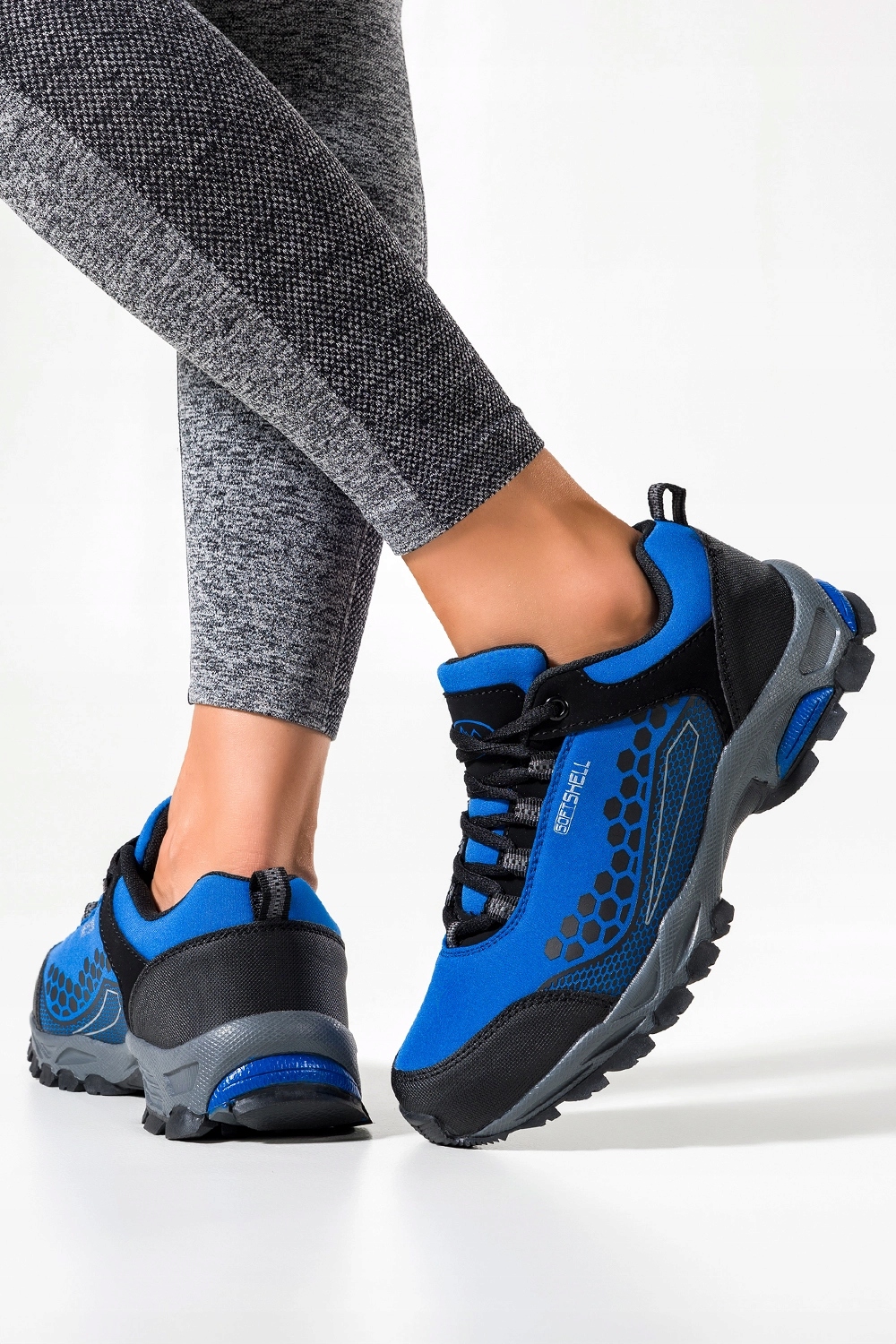 BUTY TREKKINGOWE DAMSKIE GÓRSKIE TURYSTYCZNE SPORTOWE SOFTSHELL LEKKIE r 41 Płeć kobieta