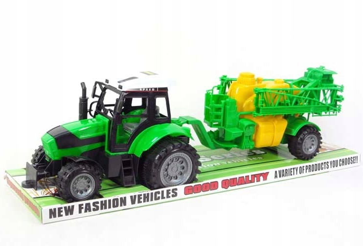 DUŻY TRAKTOR + MASZYNY 55CM NAPĘD RUCHOME CZĘŚCI