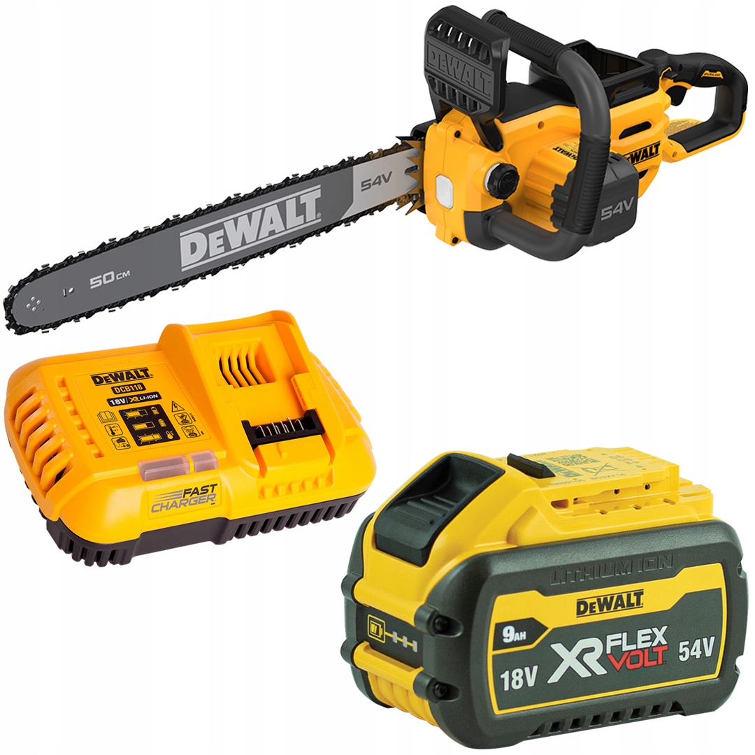 Piła Pilarka Łańcuchowa Akumulatorowa Dewalt DCMCS575X1 1x9,0Ah 54V