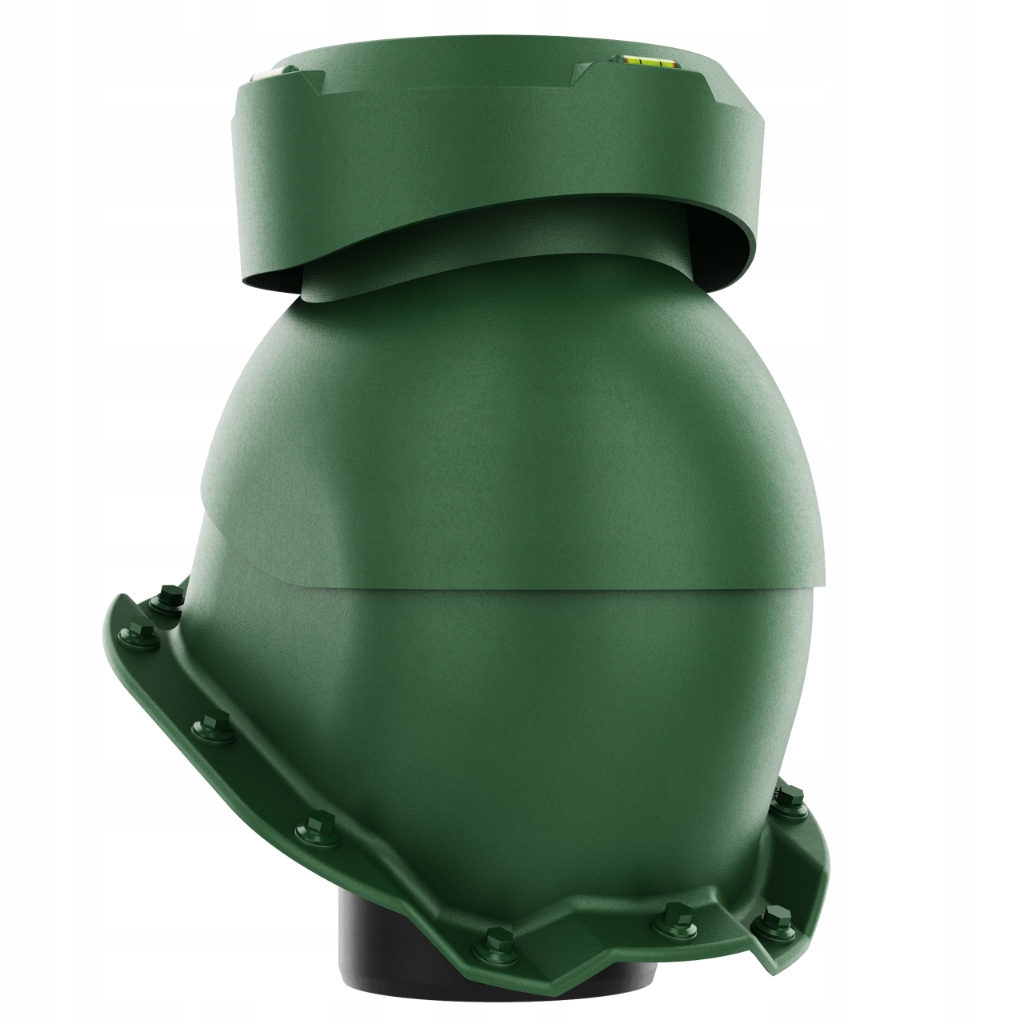 Krbový kanalizační ventilátor fi110 Trapez T14 Zelený 6020