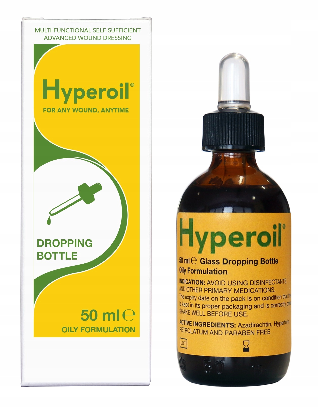 HyperOil olejek na Odleżyny Rany Owrzodzenia 50 ml krople