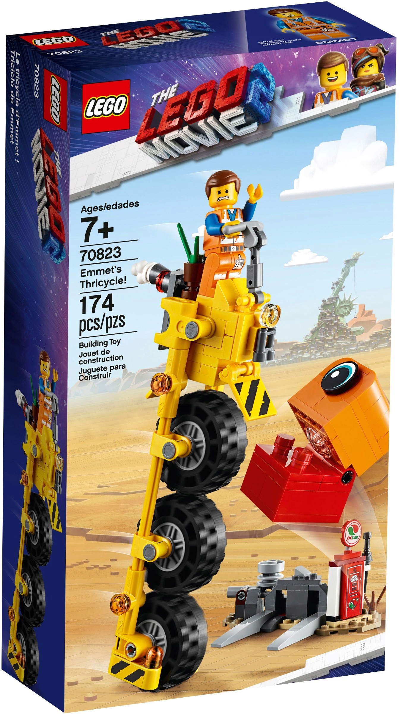 

Lego The Lego Movie Trójkołowiec Emmeta 70823