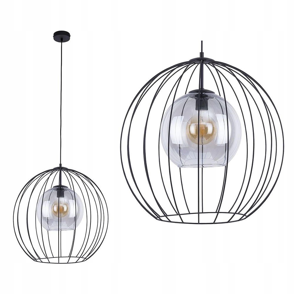 Okrúhla kovová guľa závesné svietidlo drôtený previs Universo 2552 Tk Lighting