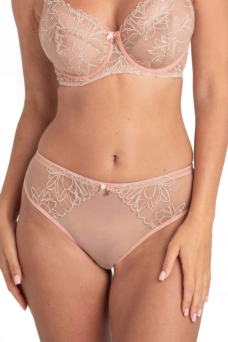 Samanta Kalhotky dámské pohodlné tanga Paloma M300 cappucino M