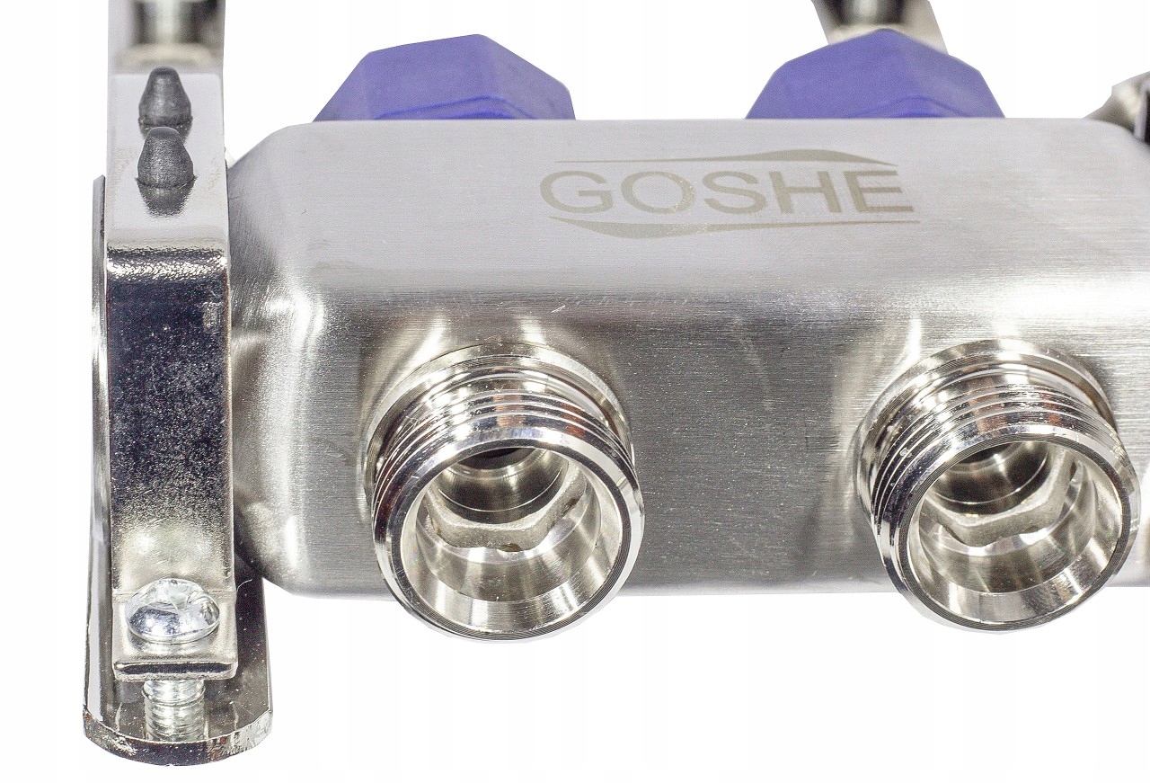 ROZDZIELACZ DO PODŁOGÓWKI OGRZEWANIA PODŁOGOWEGO 5 SEKCJI OBWODÓW STAL INOX EAN (GTIN) 5902539205046