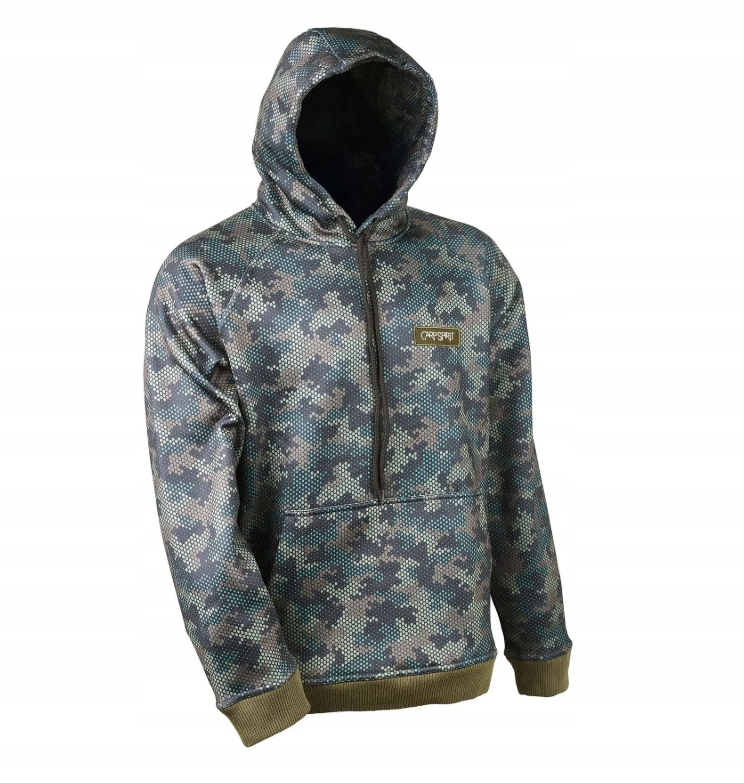 Carp Spirit Bluza z Kapturem Camo XXL