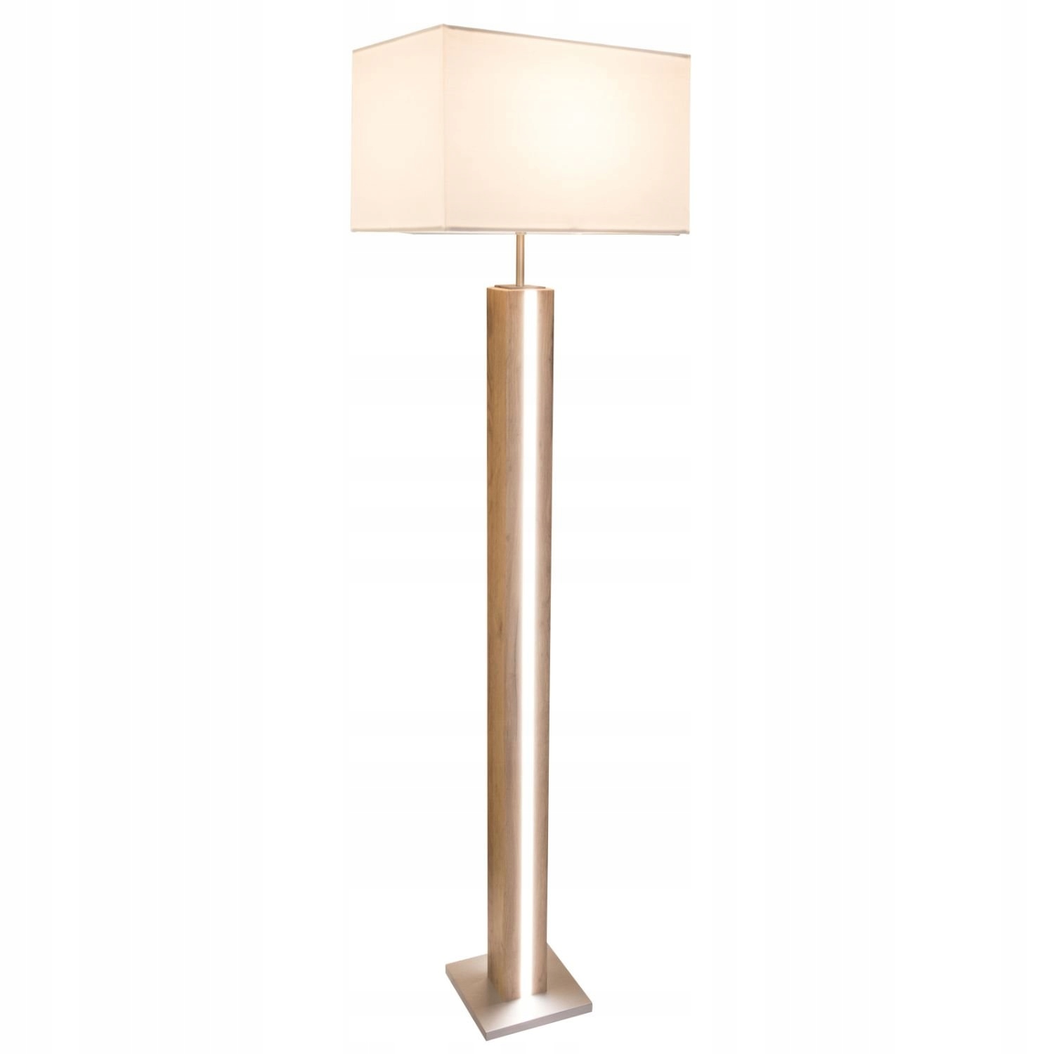 Podlahová Led lampa 17W Forest béžovo-hnedá Globo Lighting