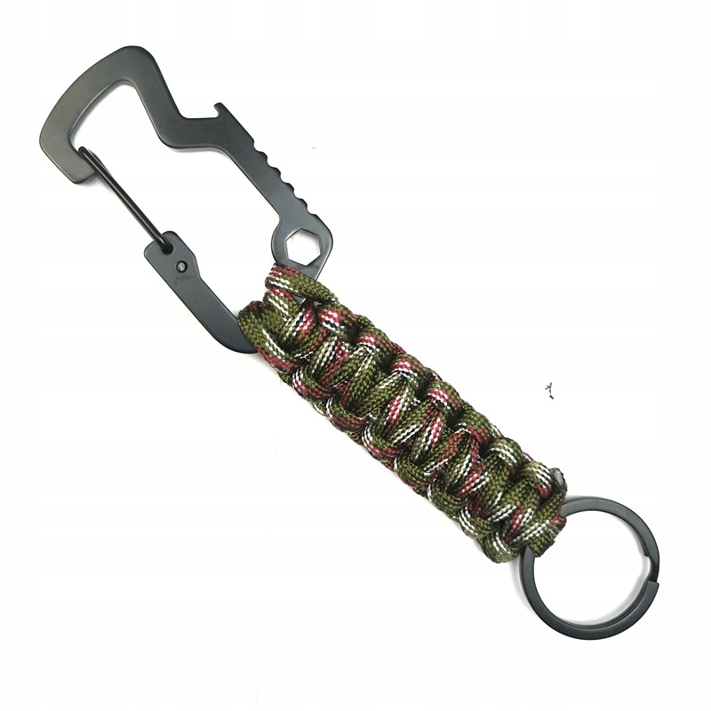 

Paracord Karabińczyk Brelok Do Kluczy Survival
