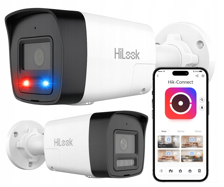 Ip kamera 4MPx PoE Detekce Ai HiLook od Hikvision IPC-B140HAP-LUF/SL