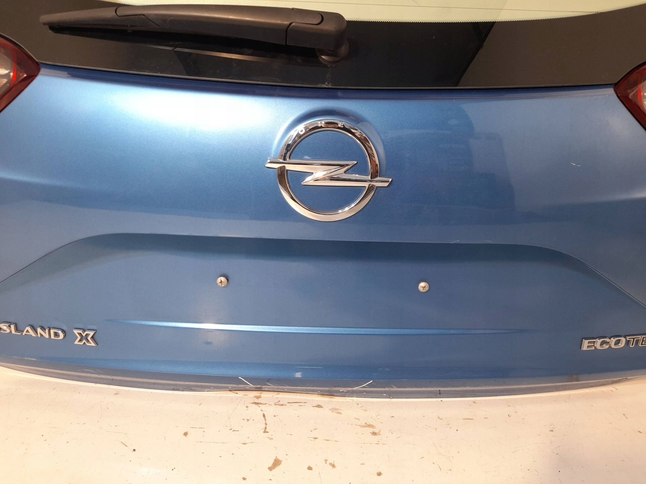 OPEL CROSSLAND X boot doors blue 2019 ROK (H163) RYSY