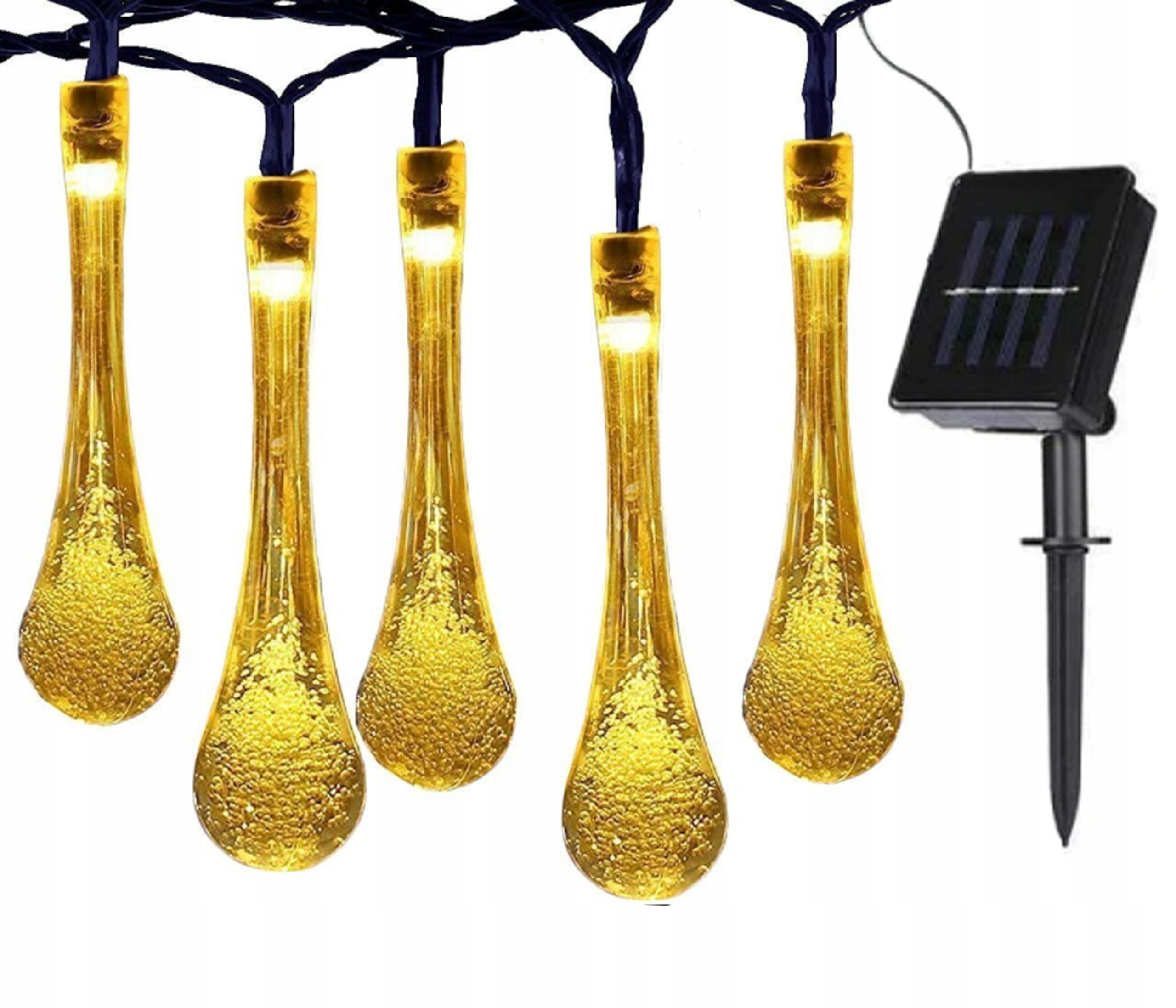 

Girlanda Lampki Ogrodowe Solarne 40 Led Ciepłe