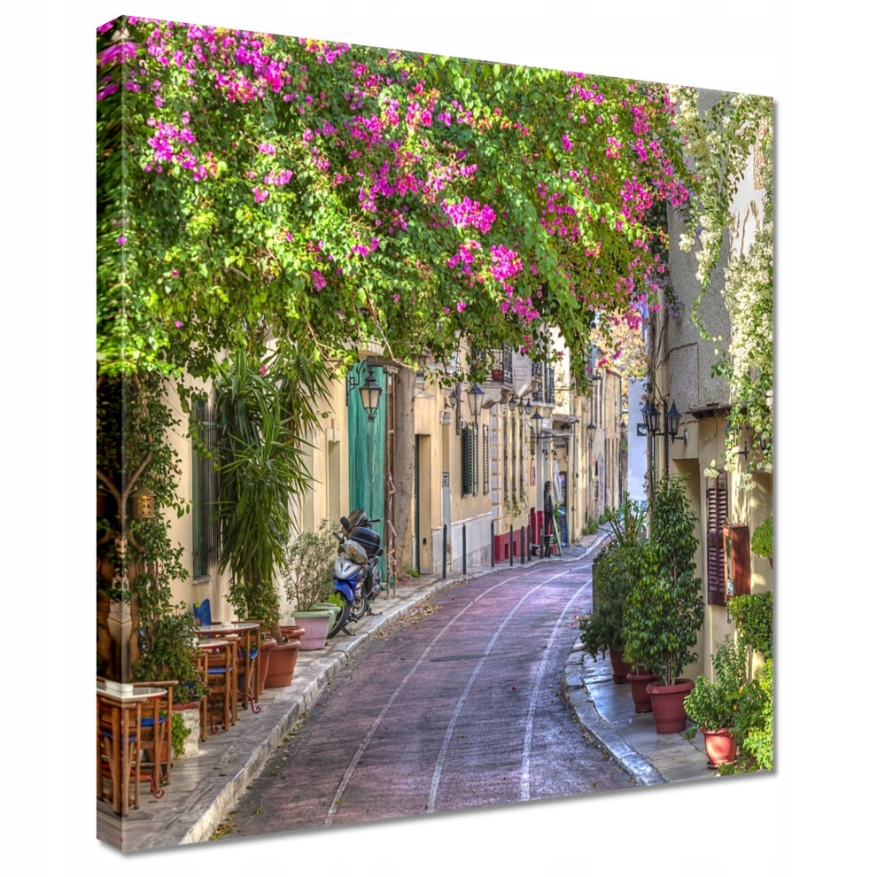 

Obrazy 30x30 Grecka uliczka Plaka