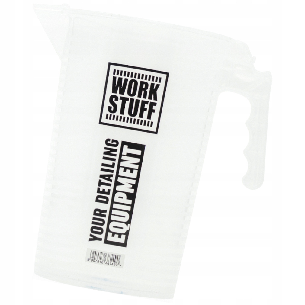 Work Stuff Sizeer Measuring Cup 1L Kubek z Nadrukowaną Miarką Rozrabianie