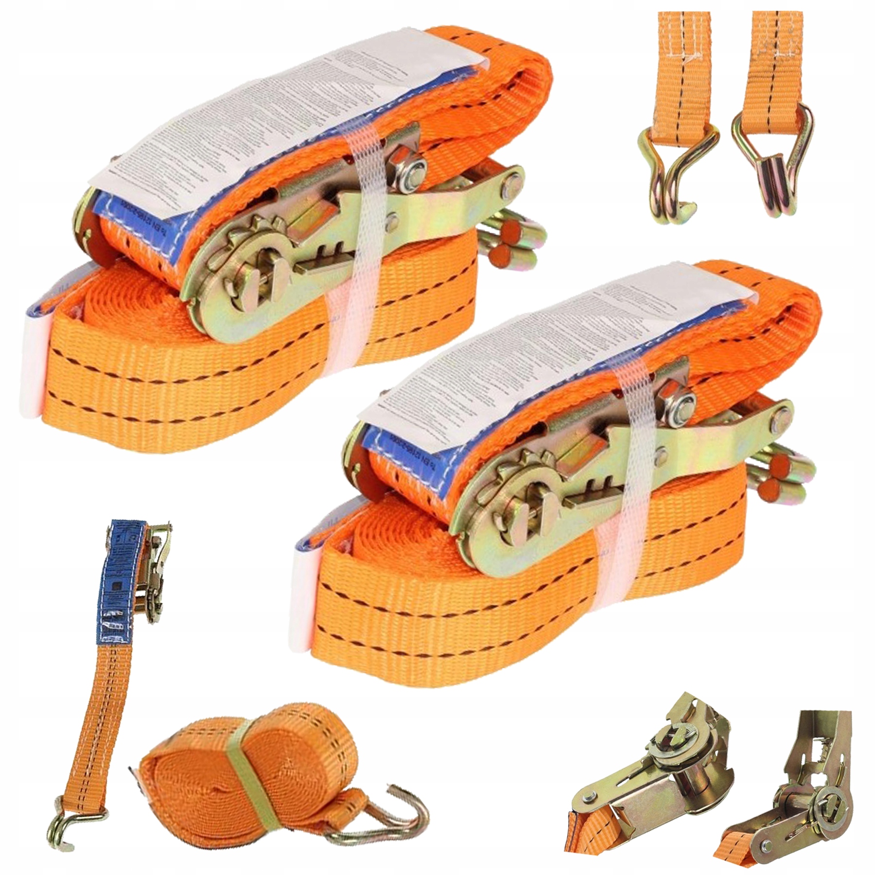 Транспортный ремень HERMON 5T 6M 50mm X2 эвакуатор