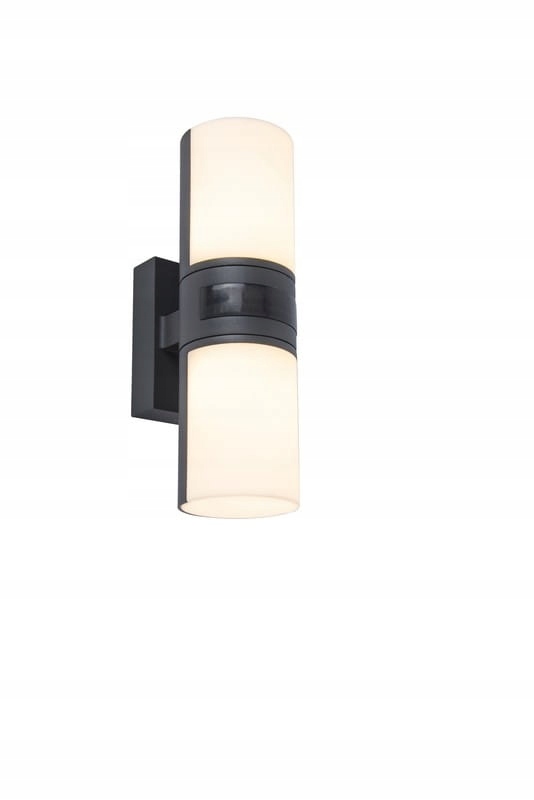 Led fasádní lampa Cyra antracit s pohybovým senzorem Lutec
