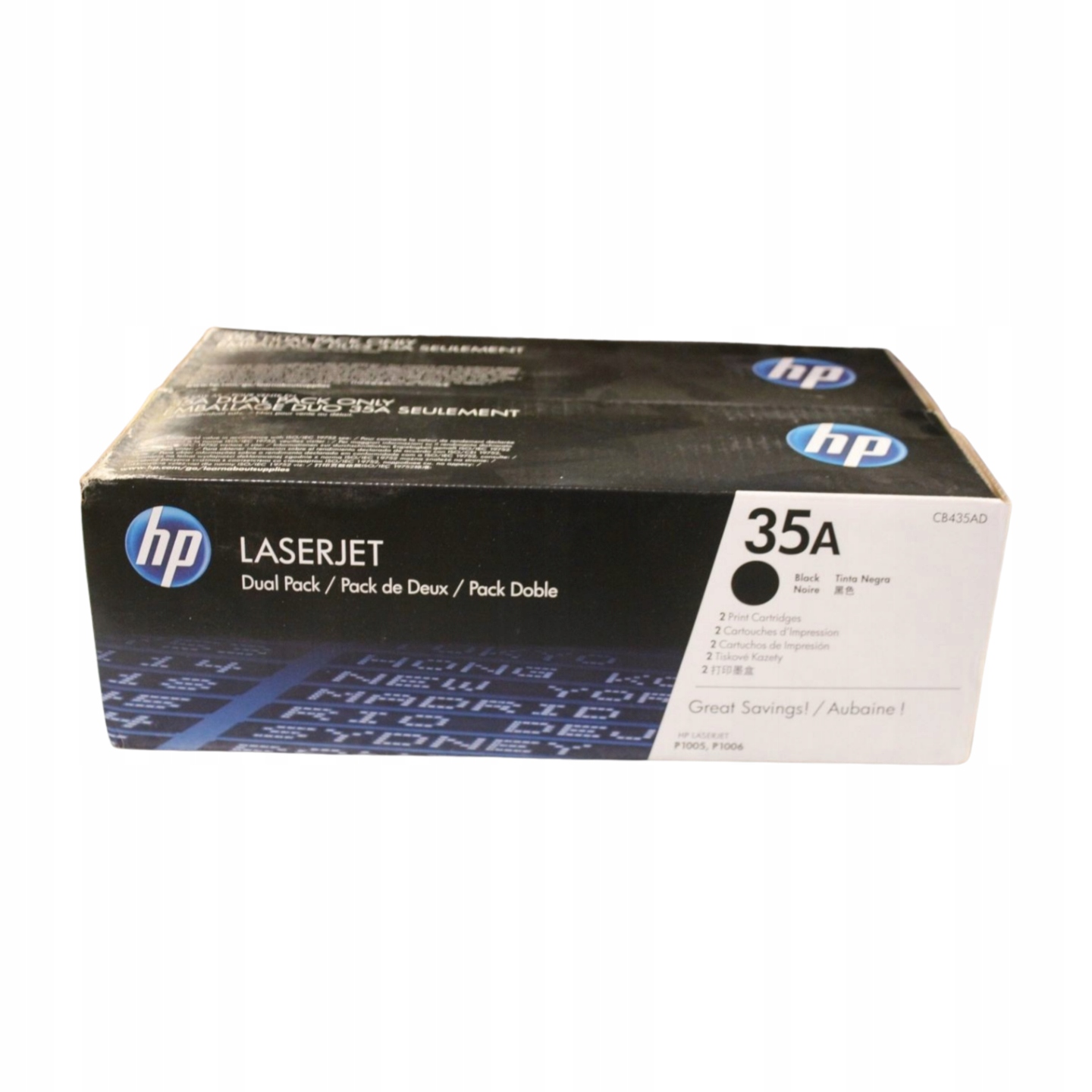 Hp CB435AD toner 2pack čierny originál
