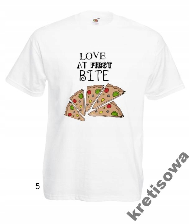 

Koszulka Męska Dla Miłośników Pizzy Pizza Rozmiary