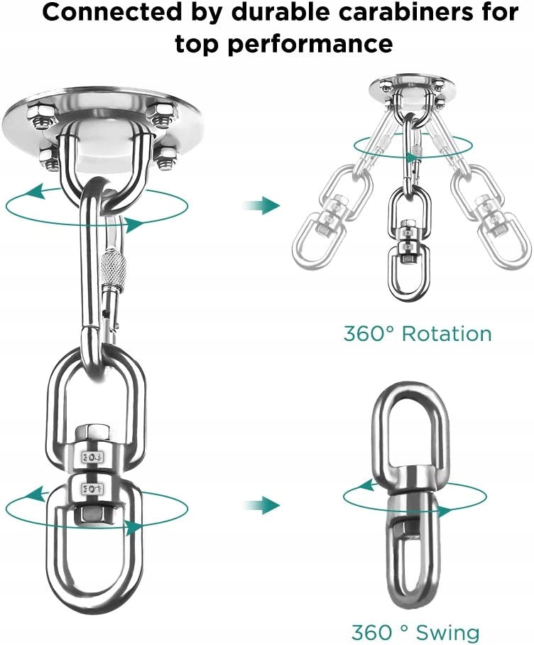 MOCOWANIE SUFITOWE OBROTOWE hamak huśtawka Średnica zewnętrzna 1 mm