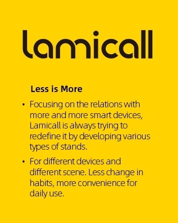 Lamicall Stojak Na Telefon Podstawka Uchwyt iPhone Czarny — miniatura 9