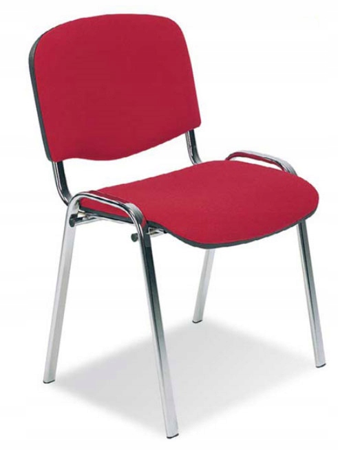 Krzesło konferencyjne biurowe ISO chrom Nowy Styl skaj Głębokość siedziska 41 cm