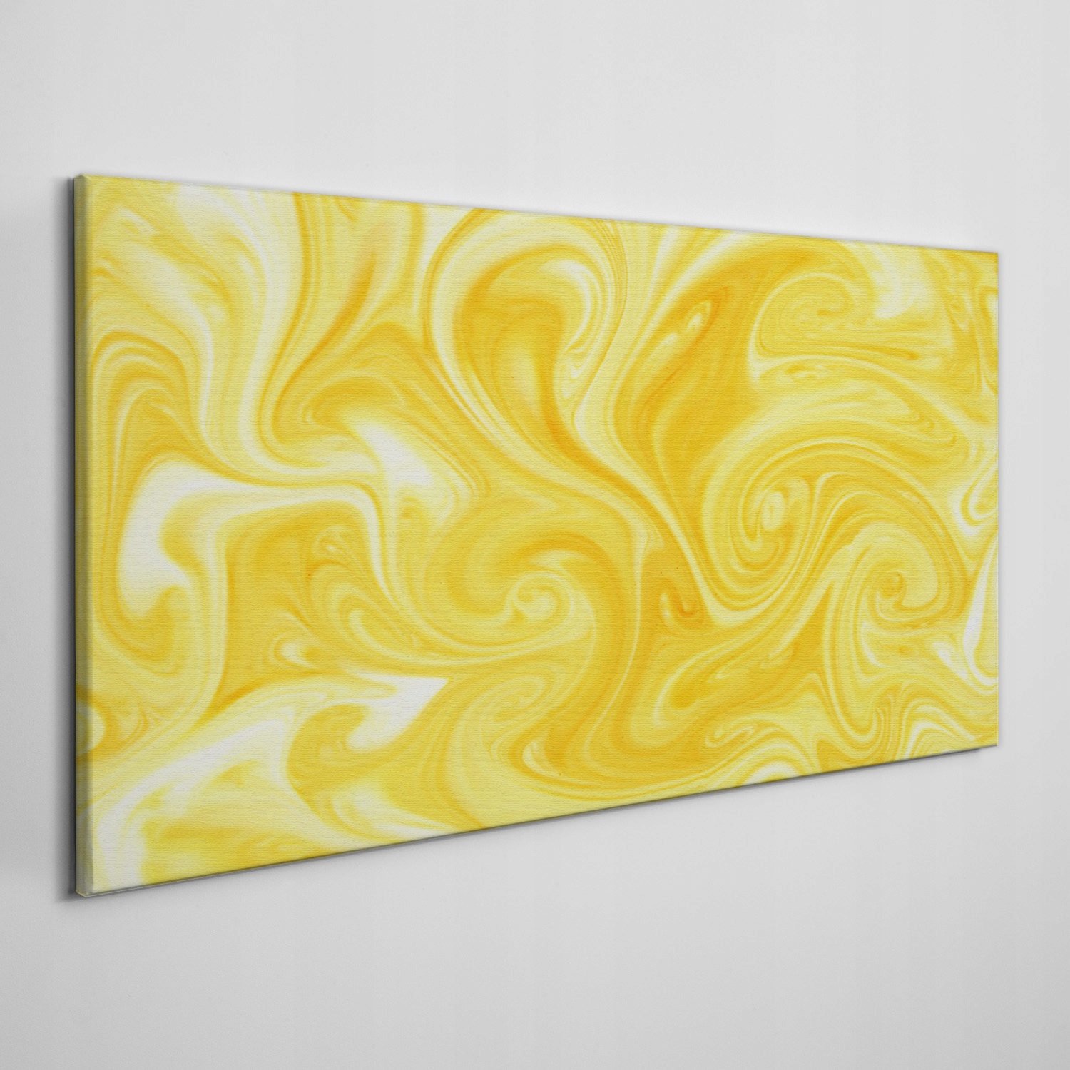 

Nowoczesny obraz na płótnie Żółte wiry 120x60 cm