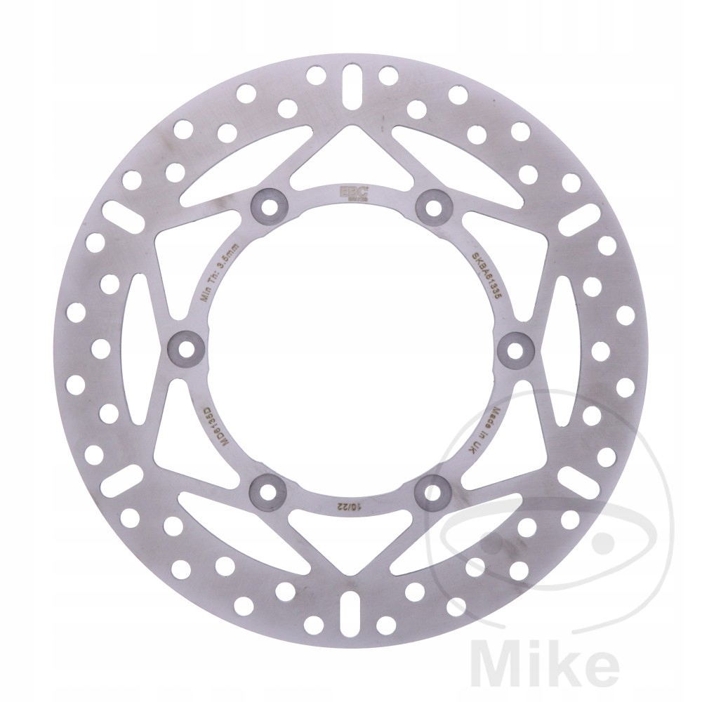 Zadný brzdový kotúč Ebc MD6135D