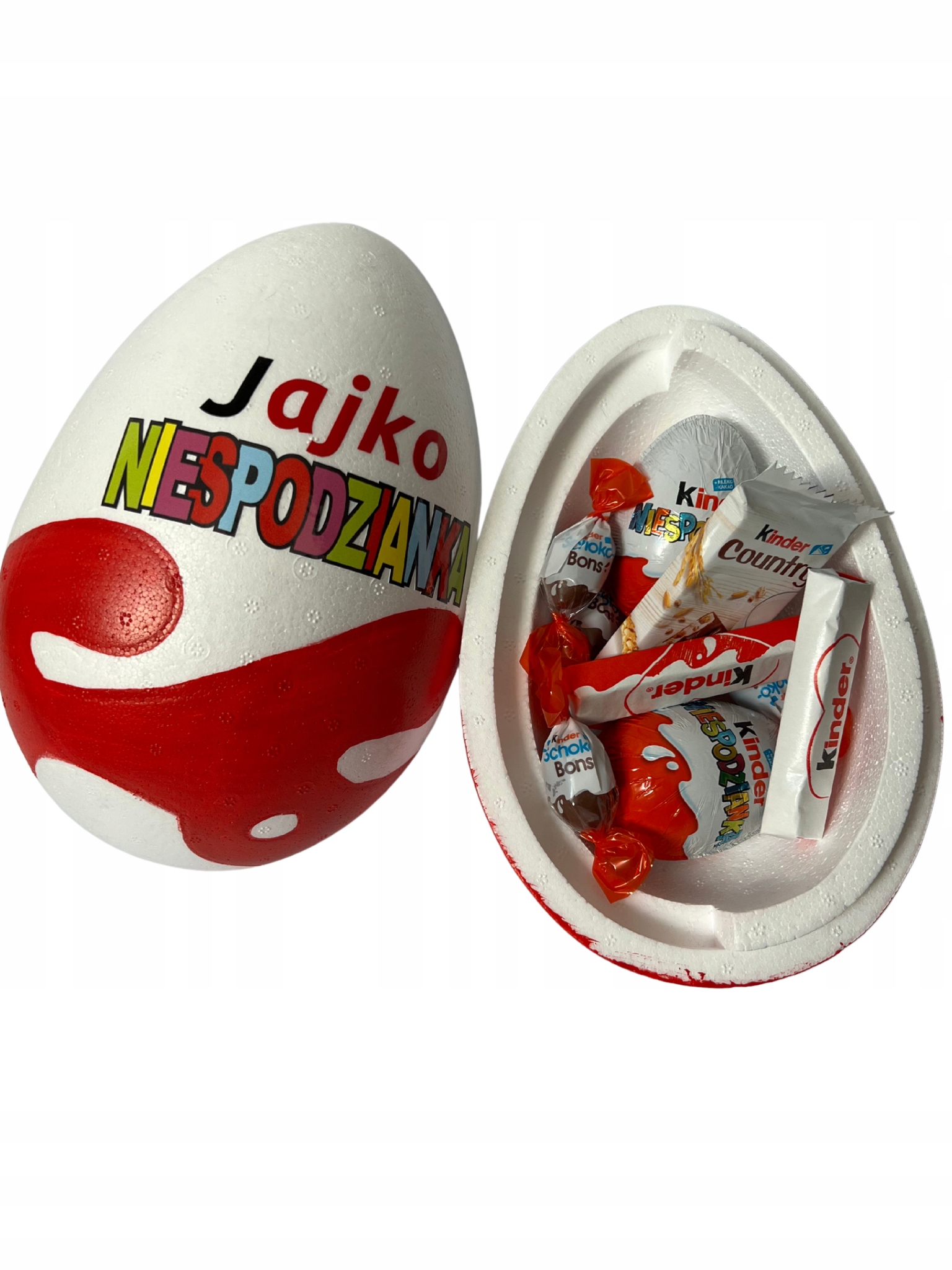 Vajíčko s překvapením XL sladkosti dárek Velikonoce