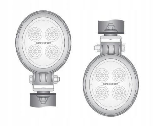 CRV2A.49600 - Светодиодная галогенная рабочая лампа 1500lm Wesem JAB