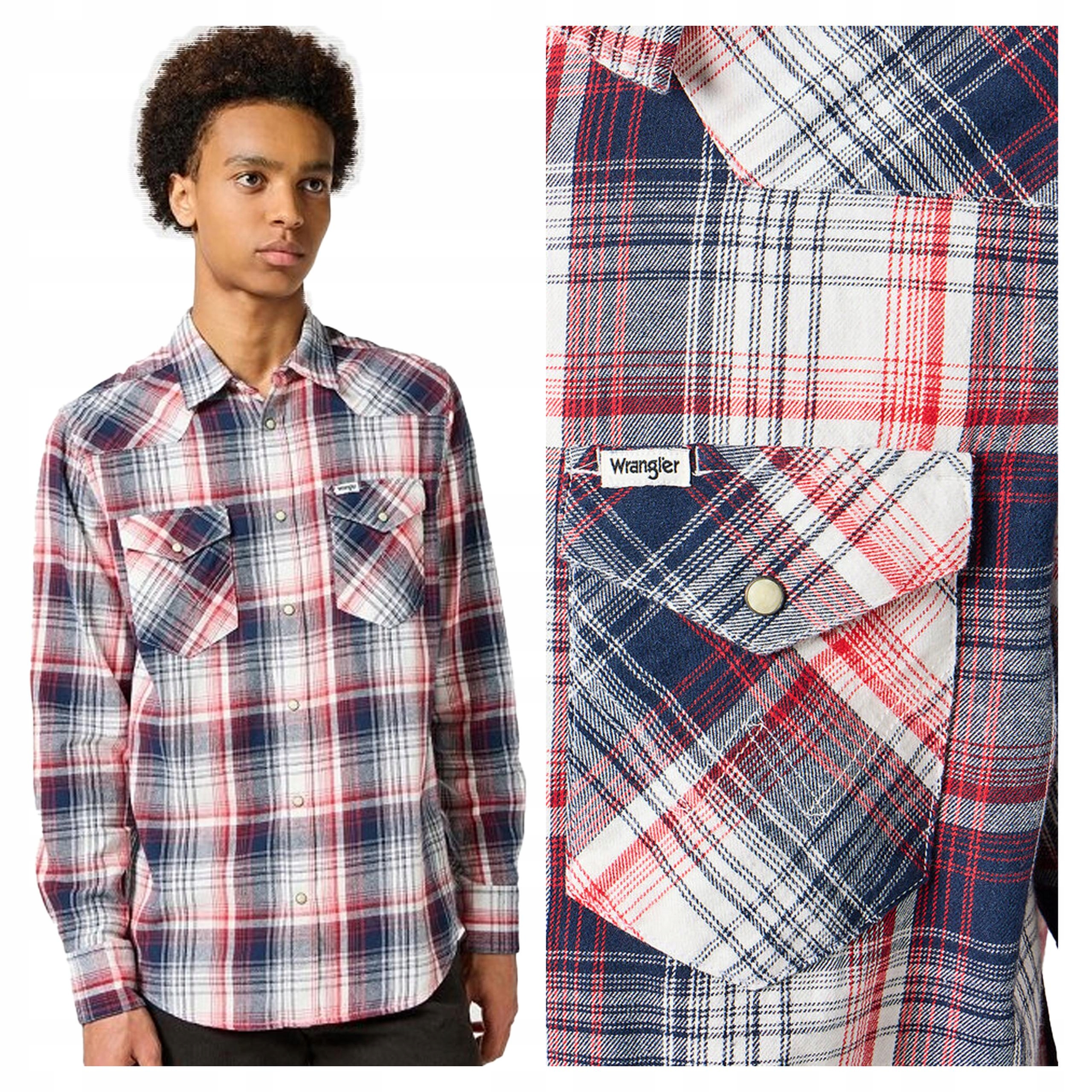 Pánská košile Wrangler Western Shirt M