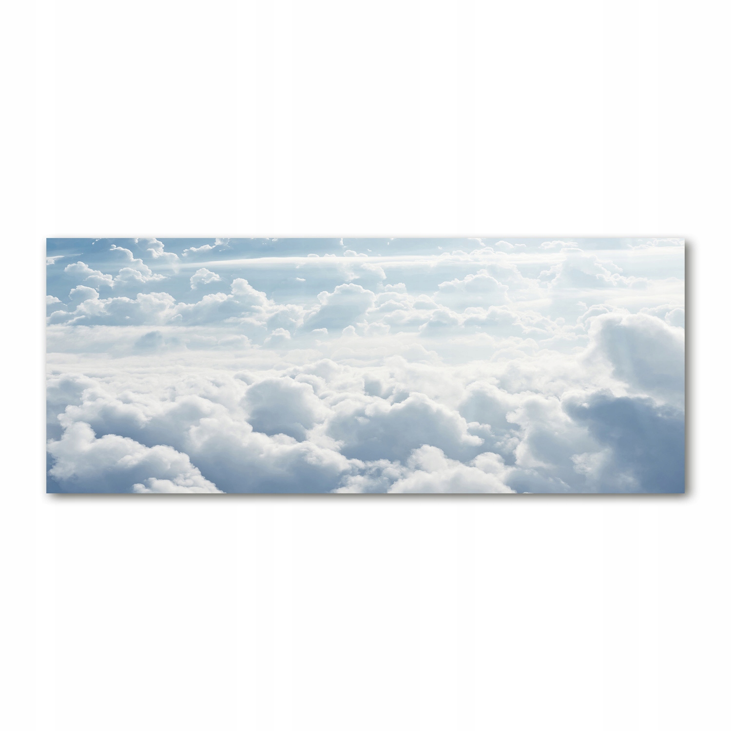 

Foto obraz szkło akryl Chmury z lotu ptaka 125x50