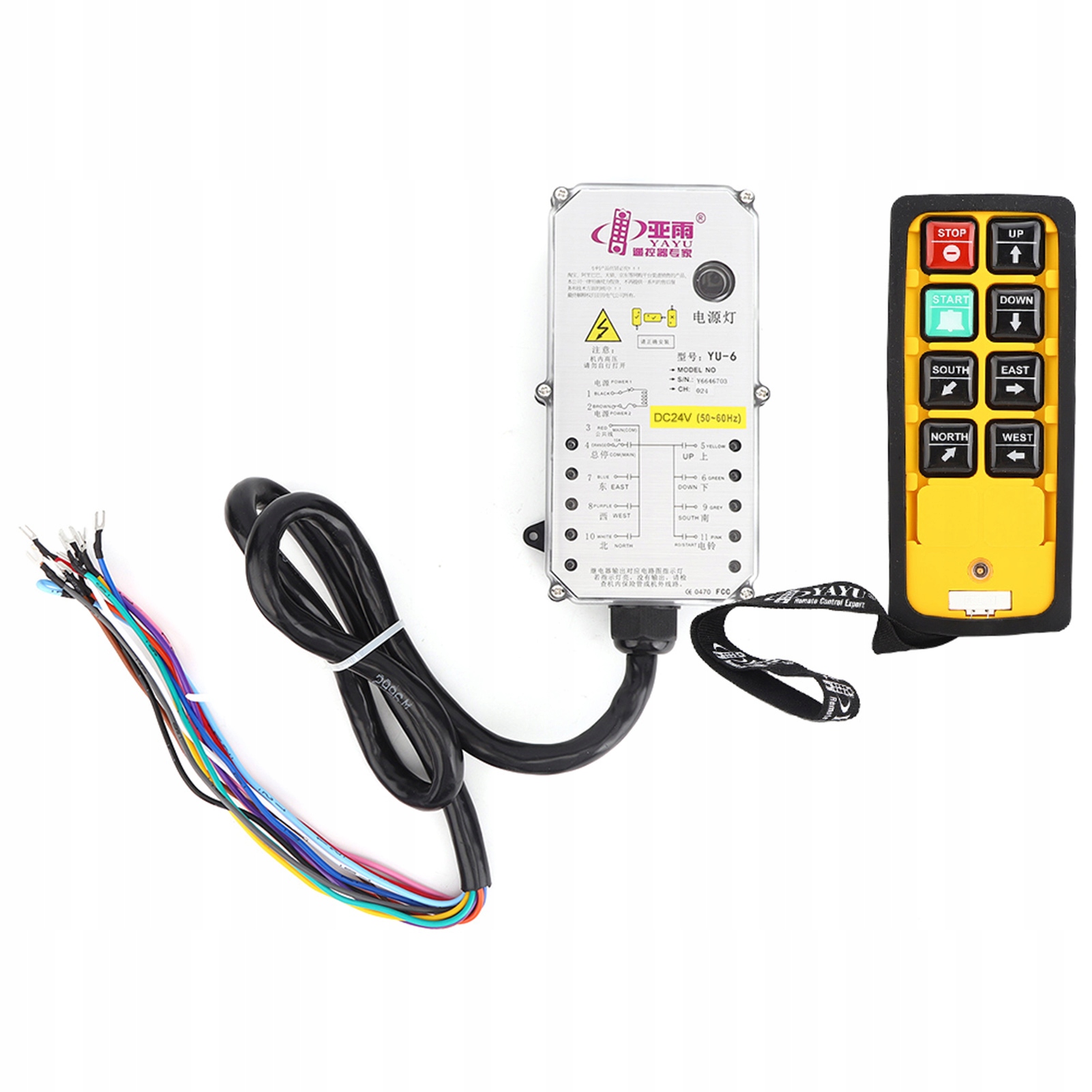 Zdalne Sterowanie Radiowe Dźwigu Z Pomocą Pilota 800 MHz